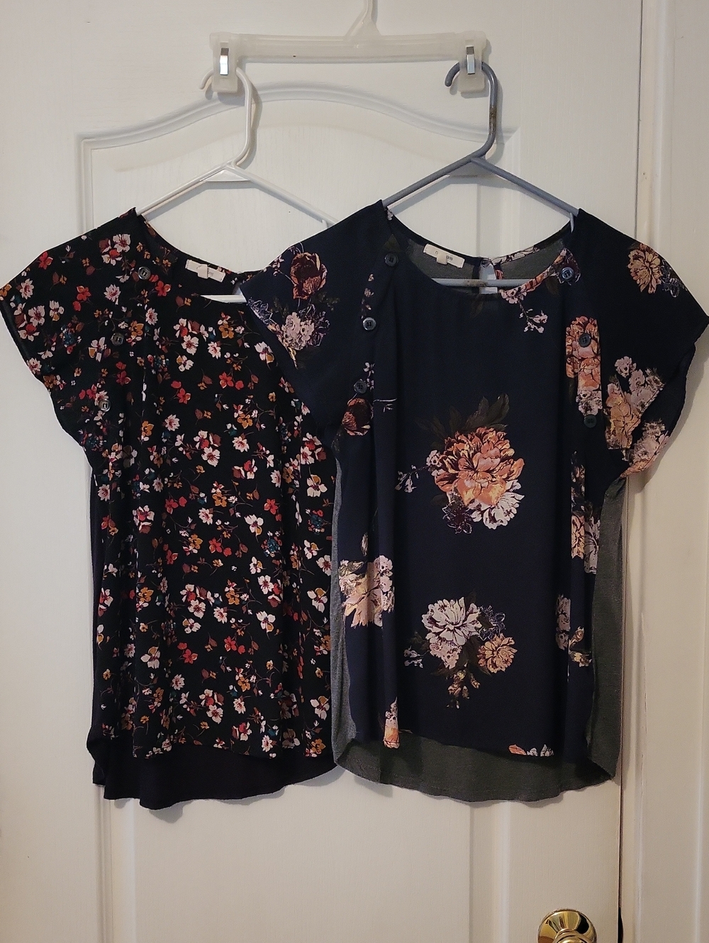 Two Medium Maurices Tops
